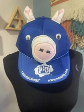 VTG RARE 3D NEW PIG CORPORATION HOT HOGS SNAPBACK TRUCKER HAT Krazy Caps
