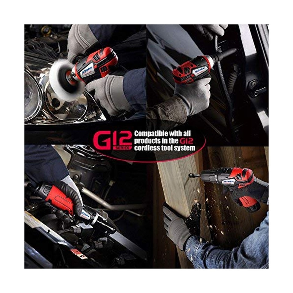 Cordless Ratchet Torque Wrench 3/8 Drive ACDelco G12 Wrench Kit
