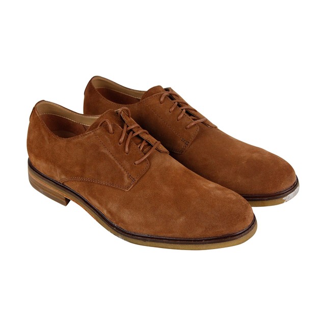 clarks clarkdale moon dark tan leather