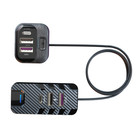 Car Charger Waterproof 6 Fast Charging Ports Auto Front Rear Seat Accessories