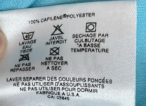 Patagonia Capilene Base Layer Long Under Clothes Pants Kids 14 Blue USA Made - Picture 3 of 11