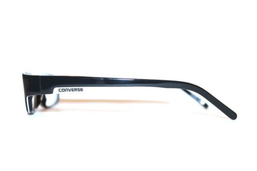 BRAND NEW CONVERSE WHY BLACK EYEGLASSES YOUTH KIDS RX FRAMES 49-15-130 W/ CASE - Picture 5 of 6