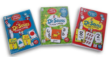 Dr. Seuss Flash Cards - Colors  Shapes, ABCs and Words, or Numbers