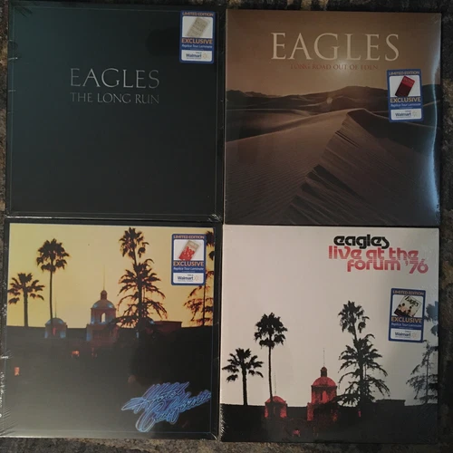 Eagles 4 Album Set!! Walmart Exclusive Vinyls!! New Sealed!!