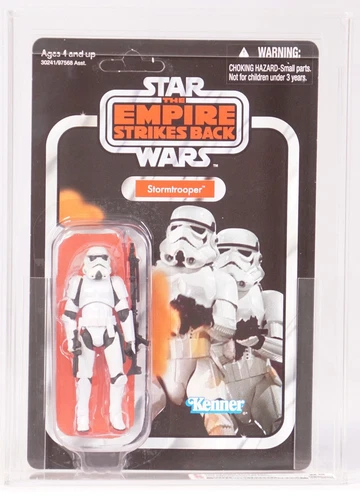 Graded 2011 Hasbro Star Wars Vintage Collection Carded Figure VC41 Stormtrooper