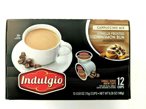 Indulgio Vanilla Frosted Cinnamon Bun 