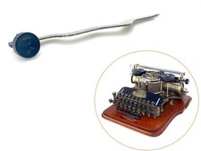 Original D $ Key for Hammond Typewriter Antique Part Vtg Keytop 12 Multiplex thumbnail