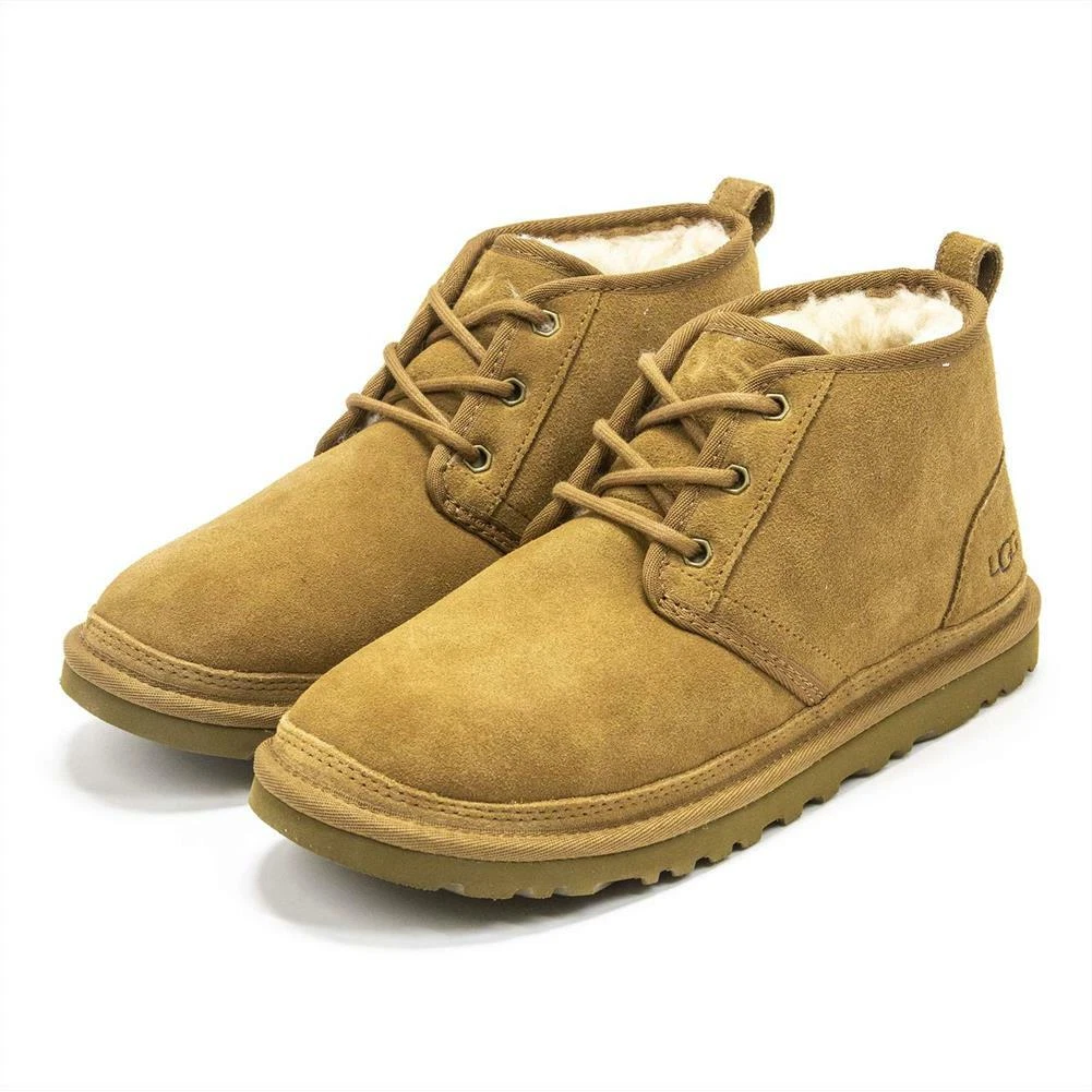 UGG Neumel Suede Sheepskin Lined Ankle Boots Lace Up Men's Chukka Boots