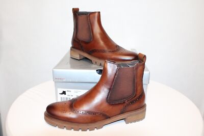 Ara Tulsa Damen Chelsea Stiefelette Braun EU Größe 39 Neu Rechnung