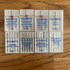 Schmetz Sewing Machine Needles 20 Variety Lot Sealed And Opened