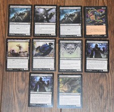 10x MTG Black Rares Roiling Horror, Void Maw, Dark Hatchling, Tar Fiend & More
