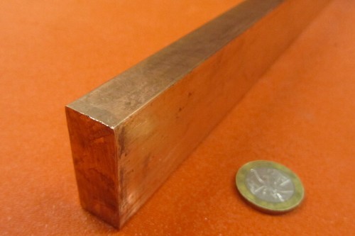 110 Copper Bar H02, 5/8" Thick x 1 1/2" Wide x 3 Ft Length - Picture 3 of 12