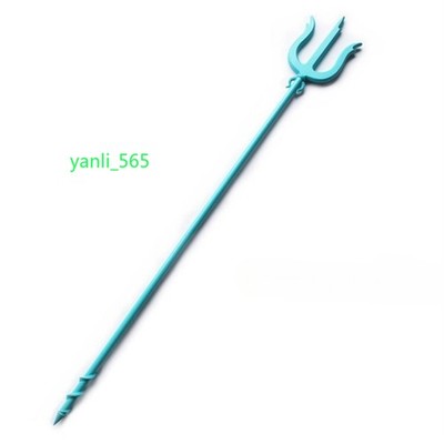 In USA!! Toy VTuber Gura Gawr Gura Shark Cane Wand Detachable Trident Staff Prop