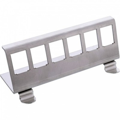 InLine  Keystone SNAP-In Metall-Modulhalter, 6-fach für Hutschiene