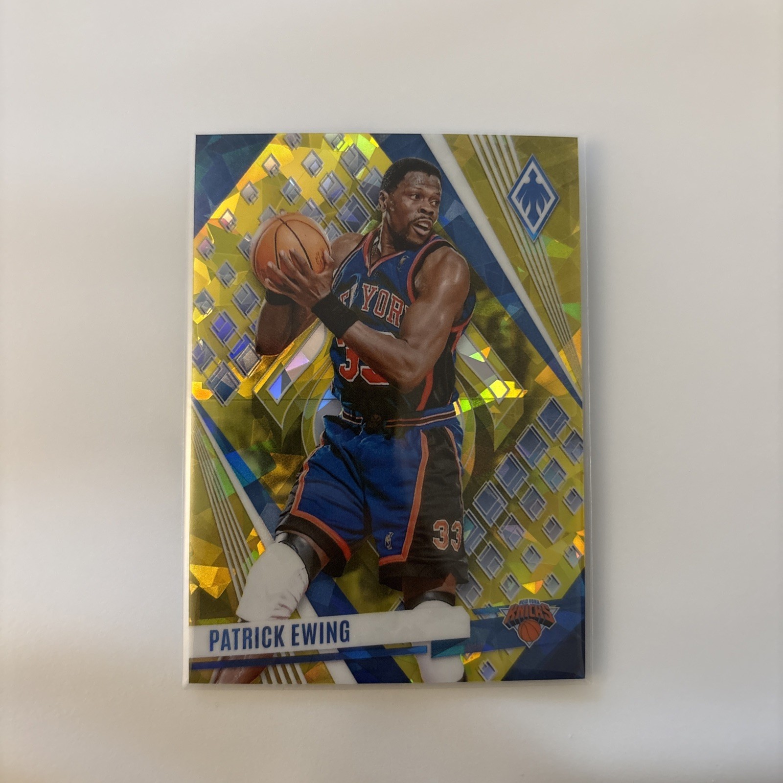 Patrick Ewing 2023-24 Phoenix Yellow Cracked Ice /175