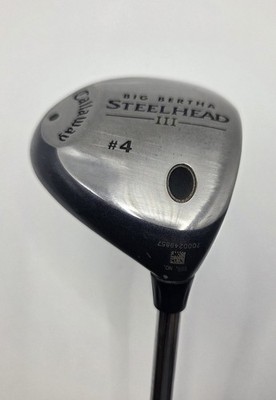 Callaway Big Bertha Steelhead III #4 Fairway Wood Regula Flex Steel Shaft RH