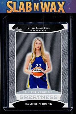 2024 Leaf In The Game Used Sports Mega Box - Silver Cameron Brink #VG-6 Sparks