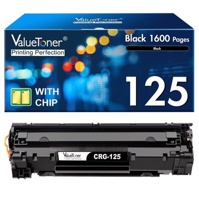 Compatible Canon 125 Black Toner Cartridge High Yield for Laser Printers
