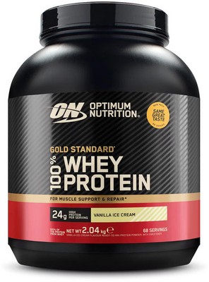 Optimum Nutrition 100 % Whey Gold Standard, 2040 g Dose (68 Servings), Vanilla I