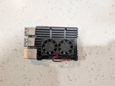 Raspberry Pi 4 Model B 4GB RAM - Aluminum Armor Case Dual Active Cooling Fan