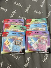 Pokemon Prismatic Evolutions Tech Sticker Collection New Sealed Lot Of 6