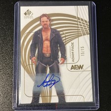 Upper Deck 2026 AEW SP Signature Edition Gold Auto Adam Page Card 15/15