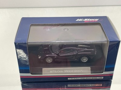 HI-STORY HS010 MITSUOKA OROCHI 2007 -PURPLE MET. 1:43- GOOD IN BOX