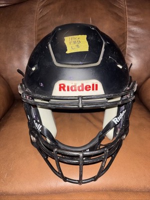 riddell speedflex helmet no facemask Riddell Speed Flex Large Football Helmet (Flat Black W/ Black Face Mask)