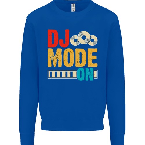 DJ Mode On DJing Music Kids Sweatshirt Jumper - Picture 5 of 33