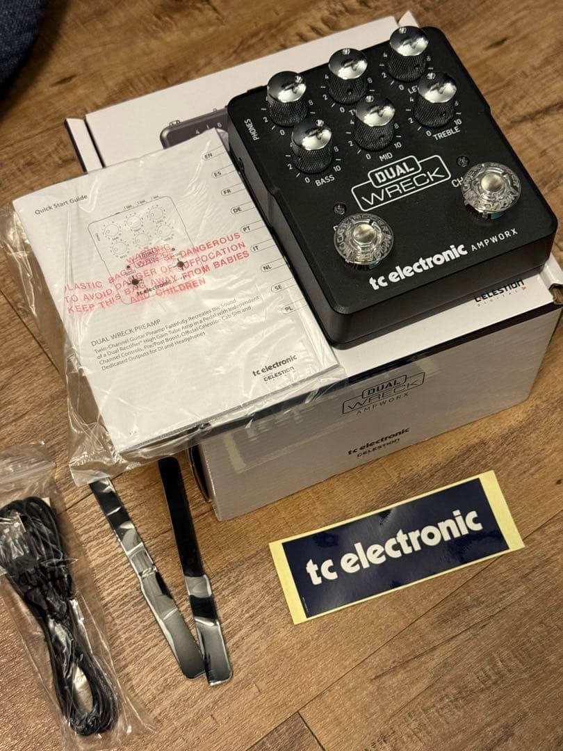 tc electronic DUAL WRECK guitar effector