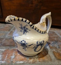 1891-1919 Coalport Blue Ribbon Bows Porzellan...