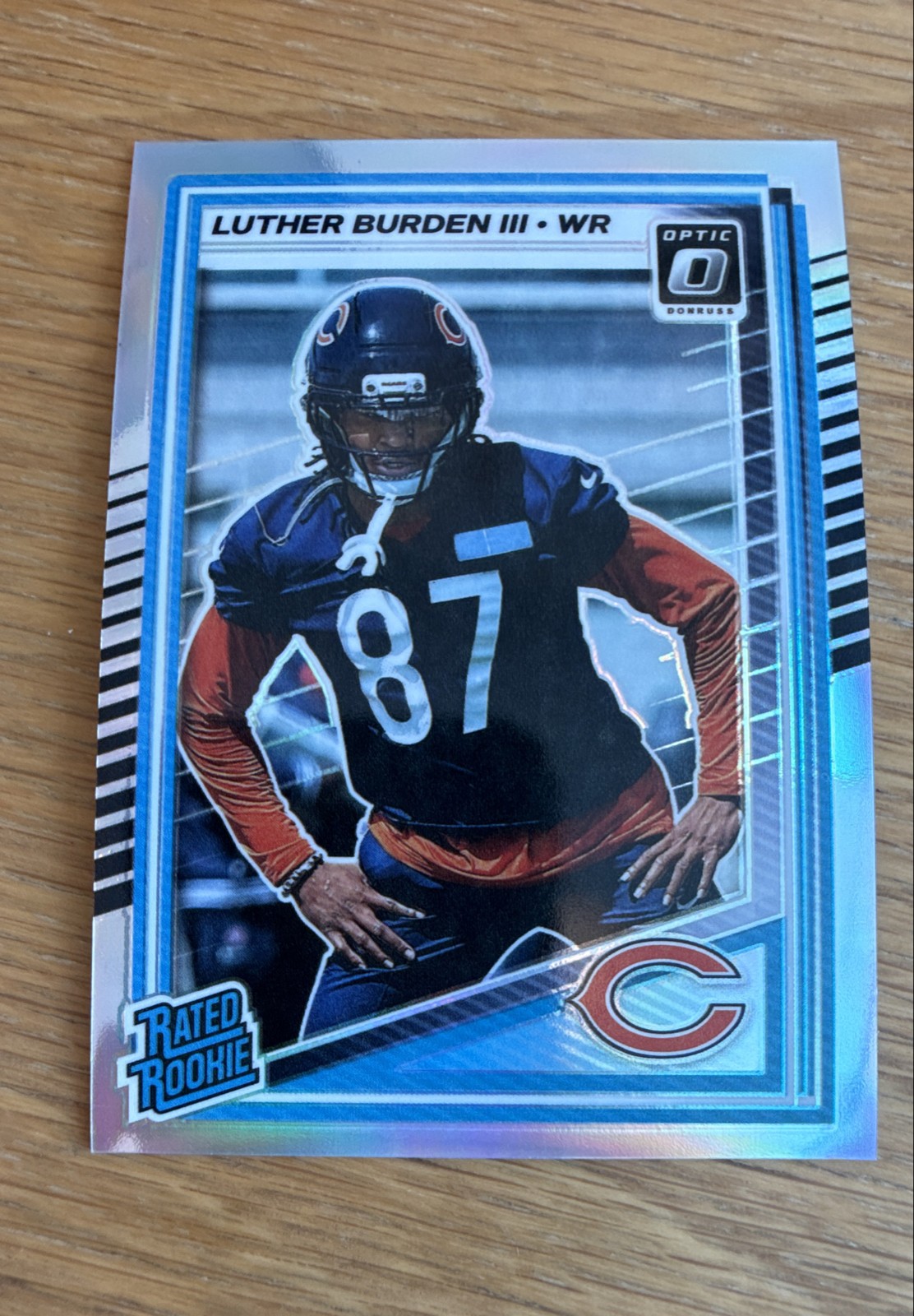 2025 Panini Donruss - Rated Rookie Luther Burden #395 Optic Preview Holo...