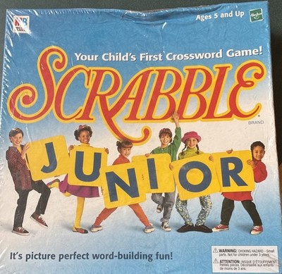 Scrabble Junior Your Child's First Crossword Game NEW SEALED