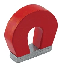 Magnet Source 1 in. L X 1.126 in. W Red Alnico Horseshoe Magnet 2 lb. pull 1 pc