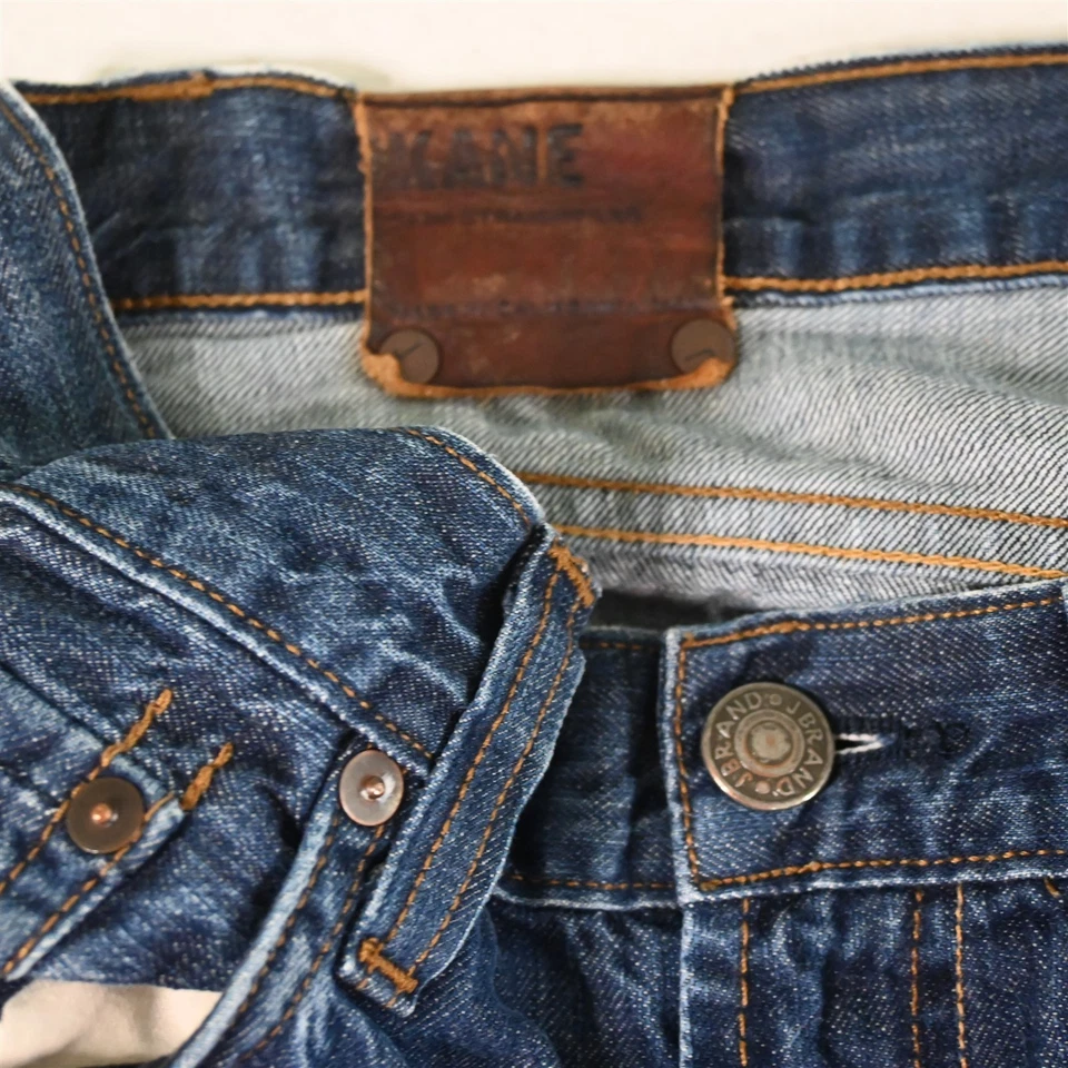 J Brand 32x34 Dark Wash Denim Kane Slim Straight Mens Jeans - Image 2 of 4