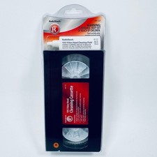 Radio Shack VHS Video Head Cleaning Cassette Solution Tape New Sealed