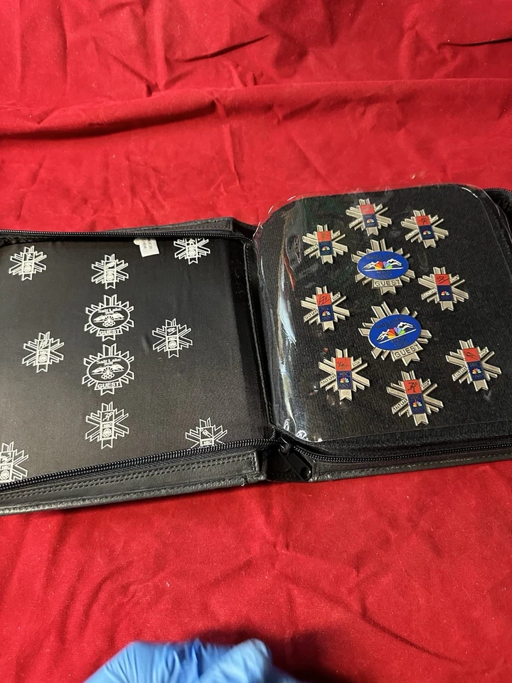 NBC Winter Olympics 10 Pin Set / Book – 2002 Salt Lake VIP Guest + Sydney 2000 - Image 2 of 4