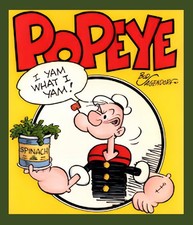 Popeye Sailor I Yam What I Yam Spinach Cartoon Refrigerator Fridge MAGNET