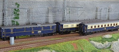 Rivarossi HR4391 3er Set Personenwagen CIWL, Edelweiss Pullman Express, DD