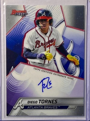 2025 Topps Bowmans Best - Diego Tornes - Auto on Card