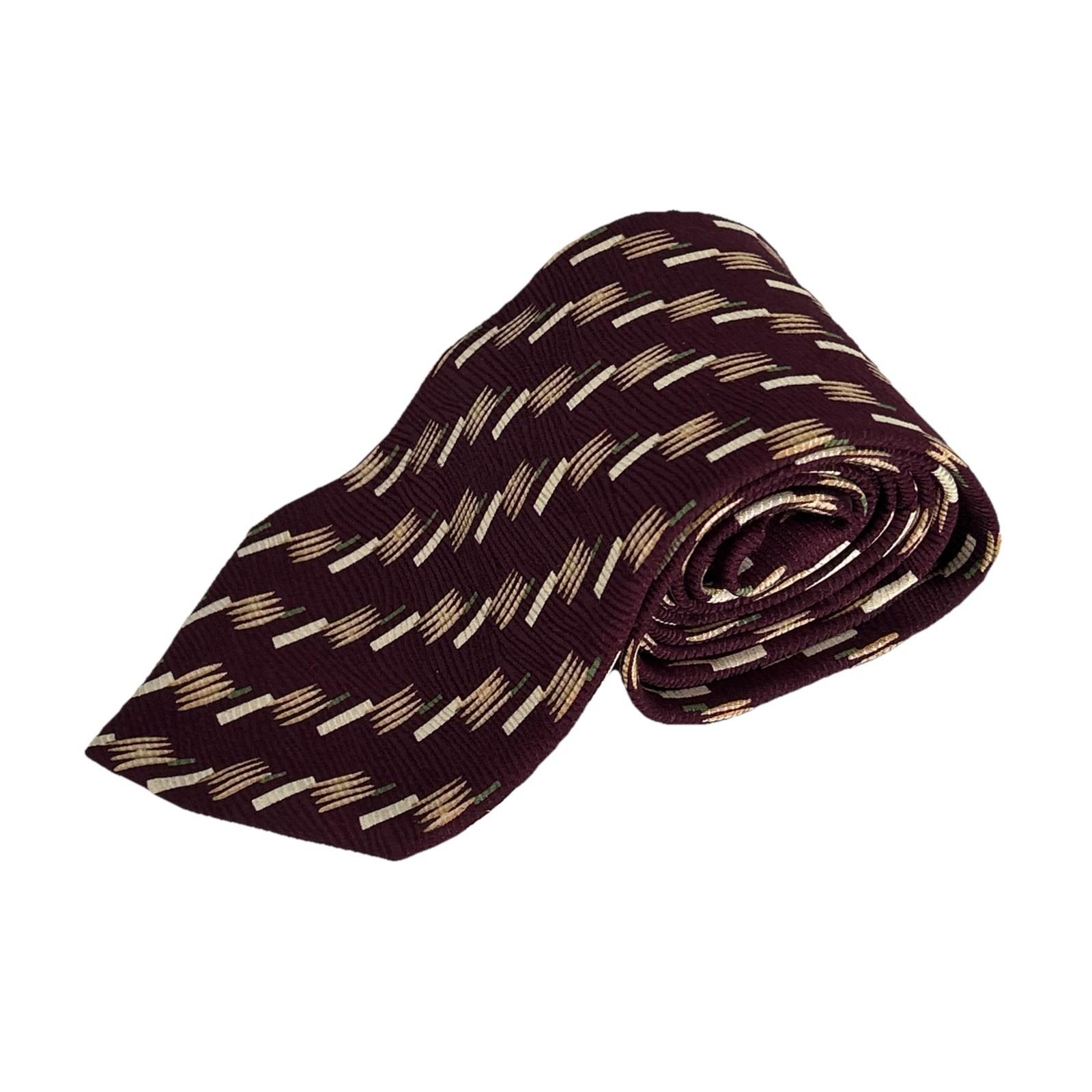 FOSSIL Maroon Beige Brown Patterned Train Peekabo… - image 4