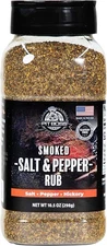 (Free Duty Tax) Pit Boss Smoked Salt & Pepper Rub Grill Spices, Multicolored