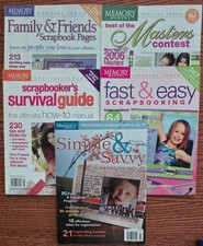 Memory Makers Scrapbook Special Issues Magazines Lot of 5