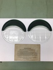 1920s Macbeth Evans Headlight Green Eyebrow Lenses 8 38 8 14 1920s Macbeth Evans Headlight Green Eyebrow Lenses 8 38 8 14