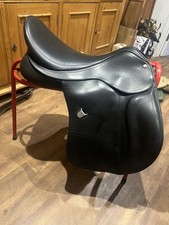 Bates VDS Saddle 18’’ Black Leather Adjustable