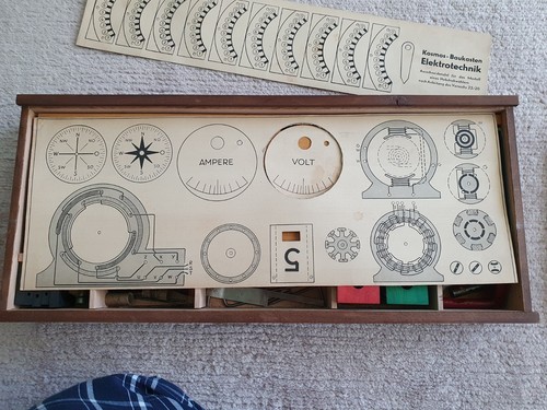 Kosmos Baukasten Elektrotechnik 1930 - 40er Jahre sehr selten - Bild 3 von 11