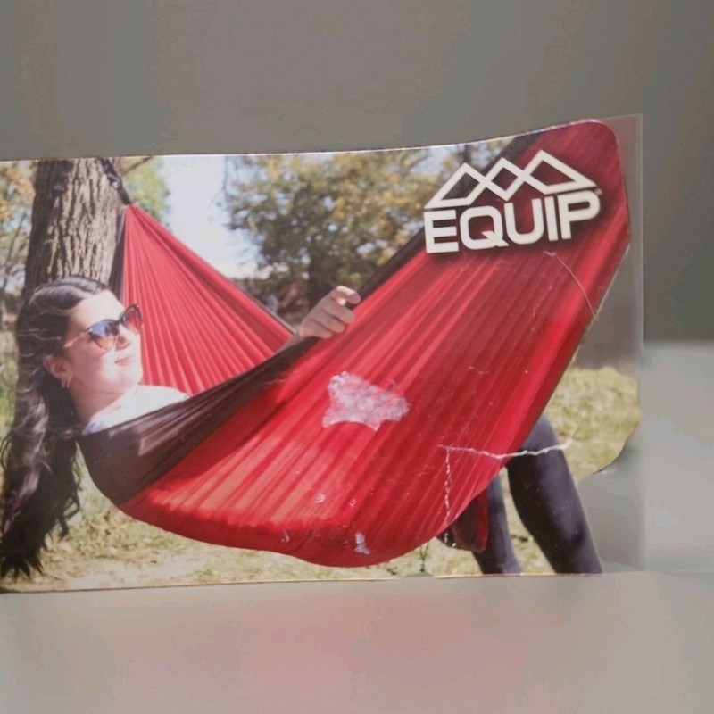 Camping ONE Person Hammock  Travel Size. . Color Rust