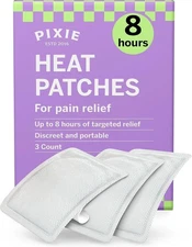 Safe and Effective Natural Heat Relief for Menstrual Cramps - 3 Disposable Pads