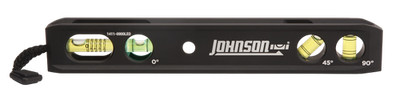 Johnson Level & Tool 1411-0900LED 9'' Magnetic LED Billet Torpedo Level