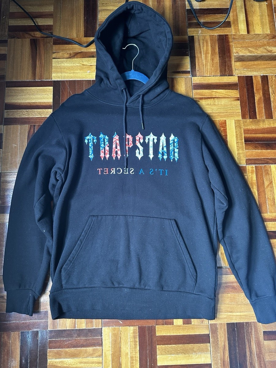 Trapstar London Bandana Logo Hoodie Black Pullover Streetwear | eBay